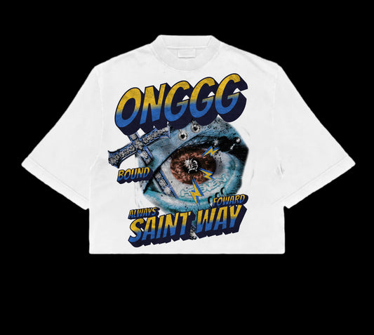 OnGGG Rhinestone Crop Tee